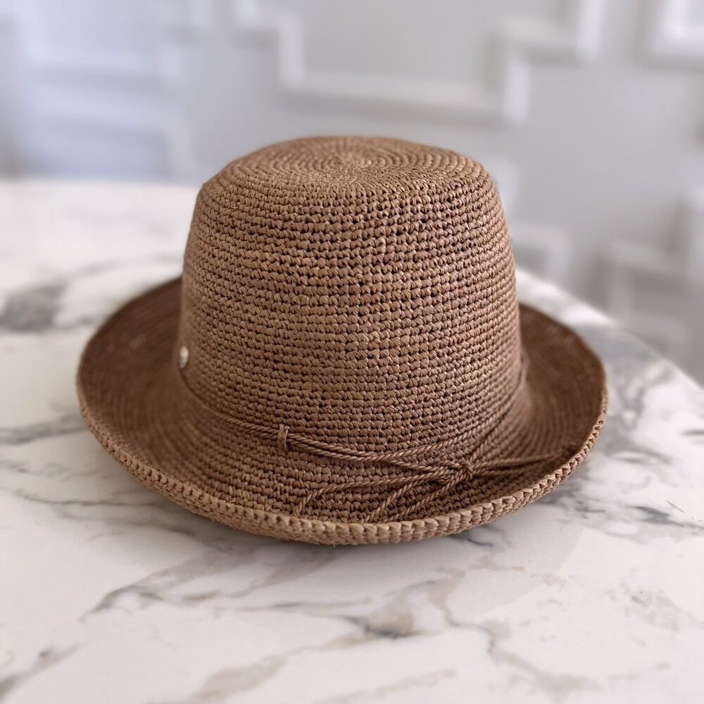 NWT - Helen Kaminski Provence 8 Raffia Hat - Nougat👒 - Picture 2 of 6